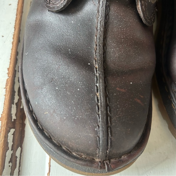 Dr. Martens 12658 Brown Leather Lace Up Bicycle Toe Boots Size Mens 7 W 8.5 main image 14